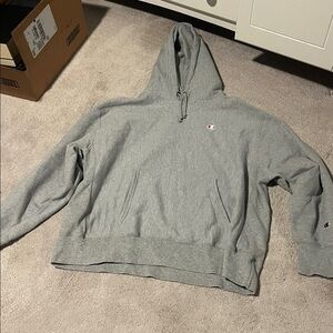Champion reverse weave size XL grey hoodie